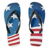 Amerikaanse vlag teenslippers (Voetbed)