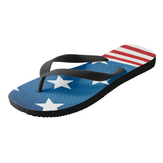 Amerikaanse vlag teenslippers (Schuin)