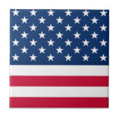 Amerikaanse Vlag Tegels Tegeltje (Voorkant)