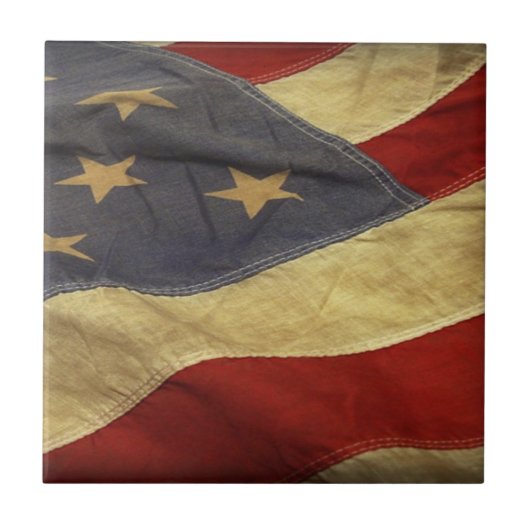 Amerikaanse vlag tegeltje (Voorkant)