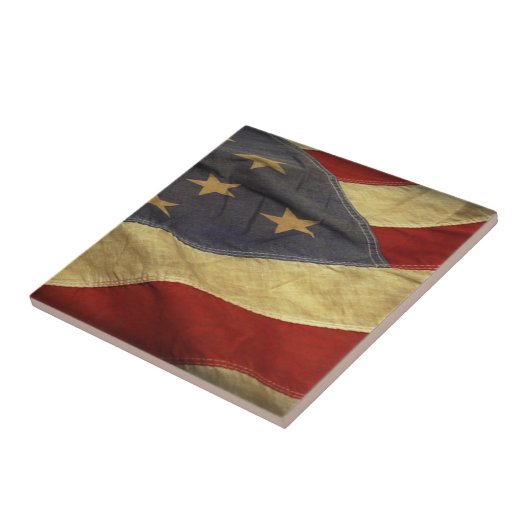 Amerikaanse vlag tegeltje (Zijkant)
