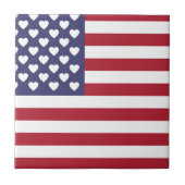 Amerikaanse vlag tegeltje (Voorkant)