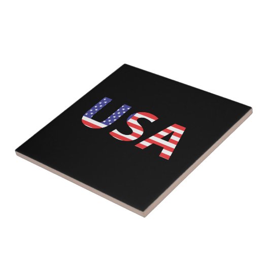 Amerikaanse vlag tegeltje (Zijkant)