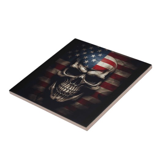 Amerikaanse vlag tegeltje (Zijkant)