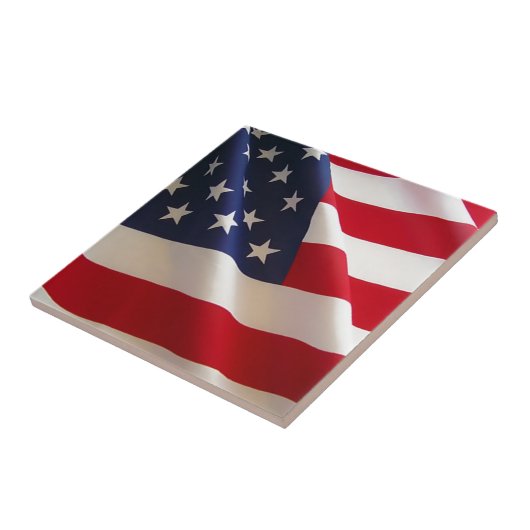 Amerikaanse vlag tegeltje (Zijkant)