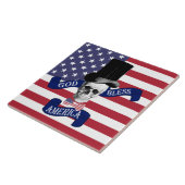 Amerikaanse vlag tegeltje (Zijkant)