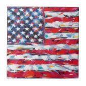 Amerikaanse vlag tegeltje (Voorkant)