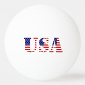 amerikaanse vlag - tekst vs pingpongbal (Voorkant)