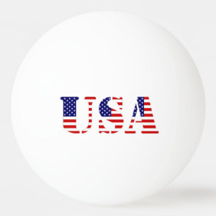 amerikaanse vlag - tekst vs pingpongbal