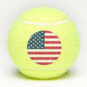 Amerikaanse vlag tennisballen (Achterkant)