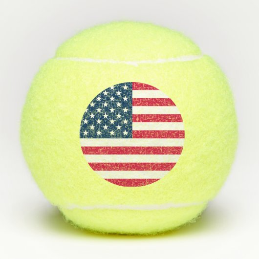 Amerikaanse vlag tennisballen (Voorkant)