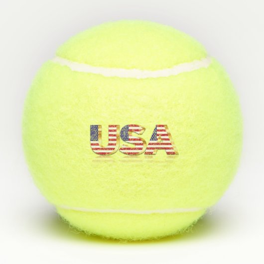 Amerikaanse vlag tennisballen (Achterkant)