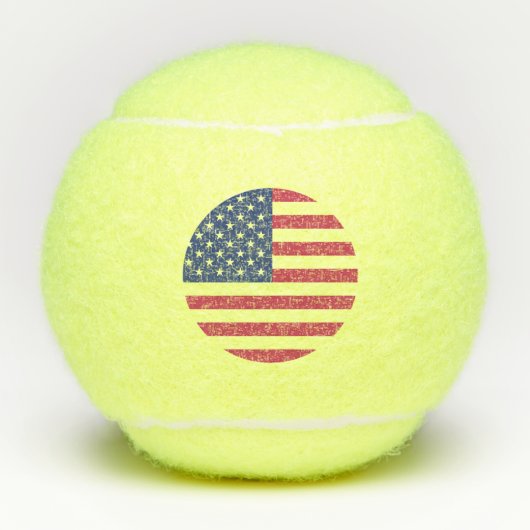 Amerikaanse vlag tennisballen (Voorkant)