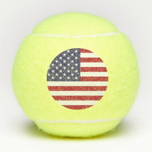 Amerikaanse vlag tennisballen