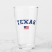 Amerikaanse vlag Texas Glas (Voorkant)