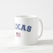 Amerikaanse vlag Texas Koffiemok (Voorkant rechts)