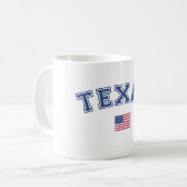 Amerikaanse vlag Texas Koffiemok (Voorkant links)