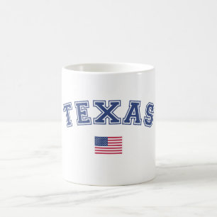 Amerikaanse vlag Texas Koffiemok