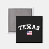 Amerikaanse vlag Texas Magneet (Voorkant / Achterkant)
