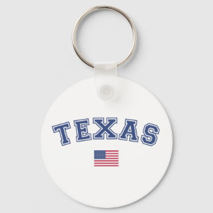 Amerikaanse vlag Texas Sleutelhanger