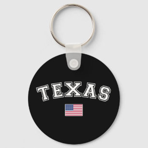 Amerikaanse vlag Texas Sleutelhanger