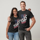 Amerikaanse vlag Texas T-shirt (Unisex)