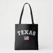 Amerikaanse vlag Texas Tote Bag (Voorkant)