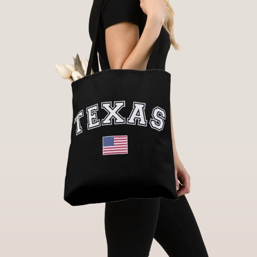 Amerikaanse vlag Texas Tote Bag (Dichtbij)