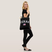 Amerikaanse vlag Texas Tote Bag (Op model)