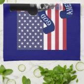 Amerikaanse vlag theedoek (Gevouwen)