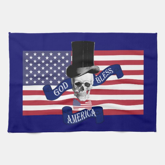 Amerikaanse vlag theedoek (Horizontaal)