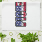 Amerikaanse vlag theedoek (Gevouwen)