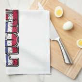 Amerikaanse vlag theedoek (Quarter Fold)