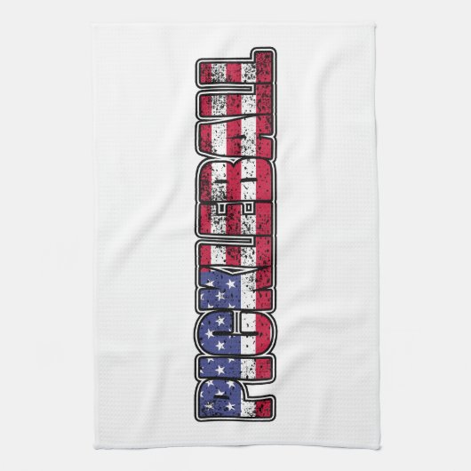 Amerikaanse vlag theedoek (Verticaal)