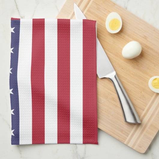 Amerikaanse vlag theedoek (Quarter Fold)