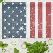 Amerikaanse vlag theedoek (Gevouwen)