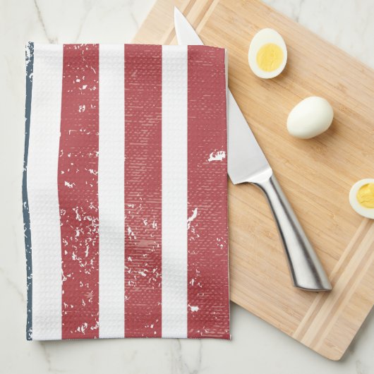 Amerikaanse vlag theedoek (Quarter Fold)