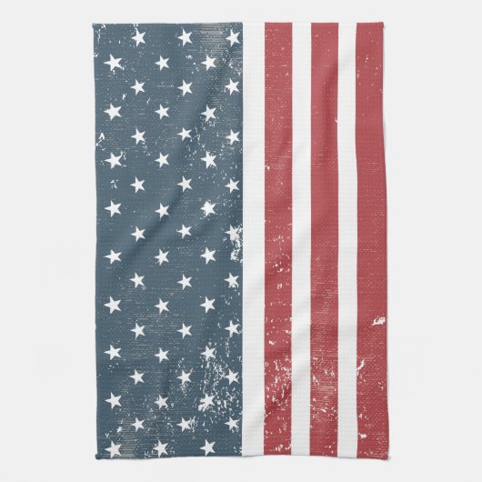 Amerikaanse vlag theedoek (Verticaal)