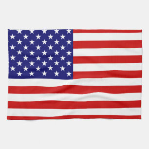 Amerikaanse vlag theedoek