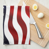 Amerikaanse vlag theedoek (Quarter Fold)