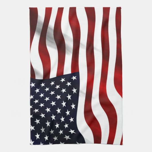 Amerikaanse vlag theedoek (Verticaal)