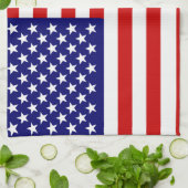 Amerikaanse vlag theedoek (Gevouwen)