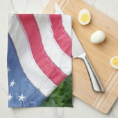 Amerikaanse vlag theedoek (Quarter Fold)