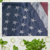 Amerikaanse vlag. theedoek (Gevouwen)