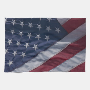 Amerikaanse vlag. theedoek