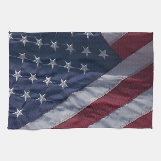 Amerikaanse vlag. theedoek (Horizontaal)