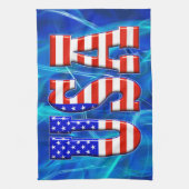 AMERIKAANSE VLAG THEEDOEK (Verticaal)