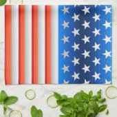 Amerikaanse vlag theedoek (Gevouwen)