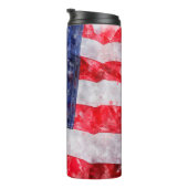 Amerikaanse vlag thermosbeker (Geroteerd rechts)