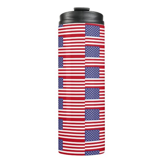 Amerikaanse vlag thermosbeker (Voorkant)